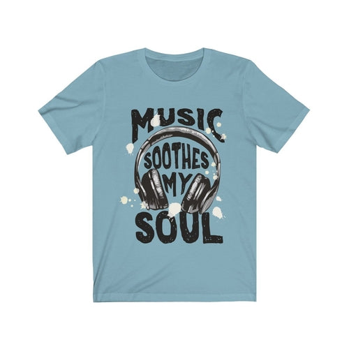 Music Soothes my soul Headphone Short Sleeve Tee