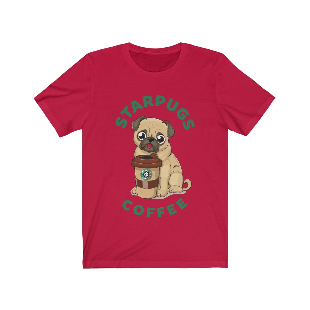 Pug Loves Coffee Dogs Lover T-shirt