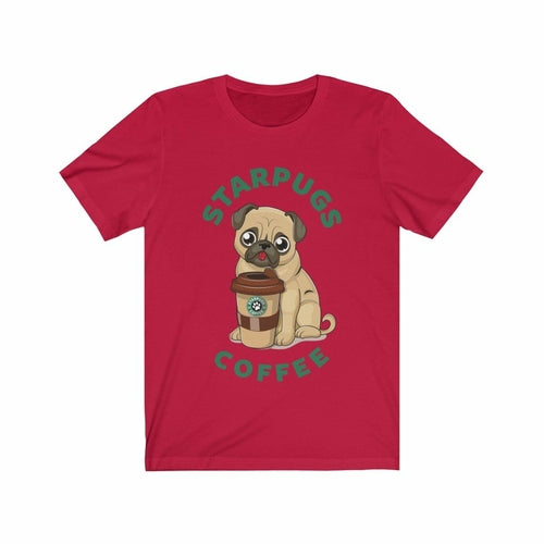 Pug Loves Coffee Dogs Lover T-shirt