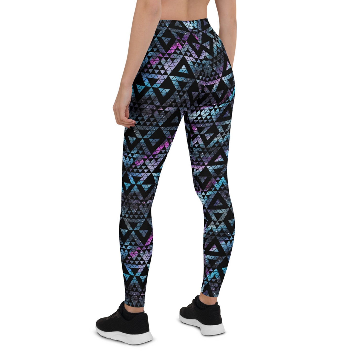 Geometric Galaxy Leggings for Women