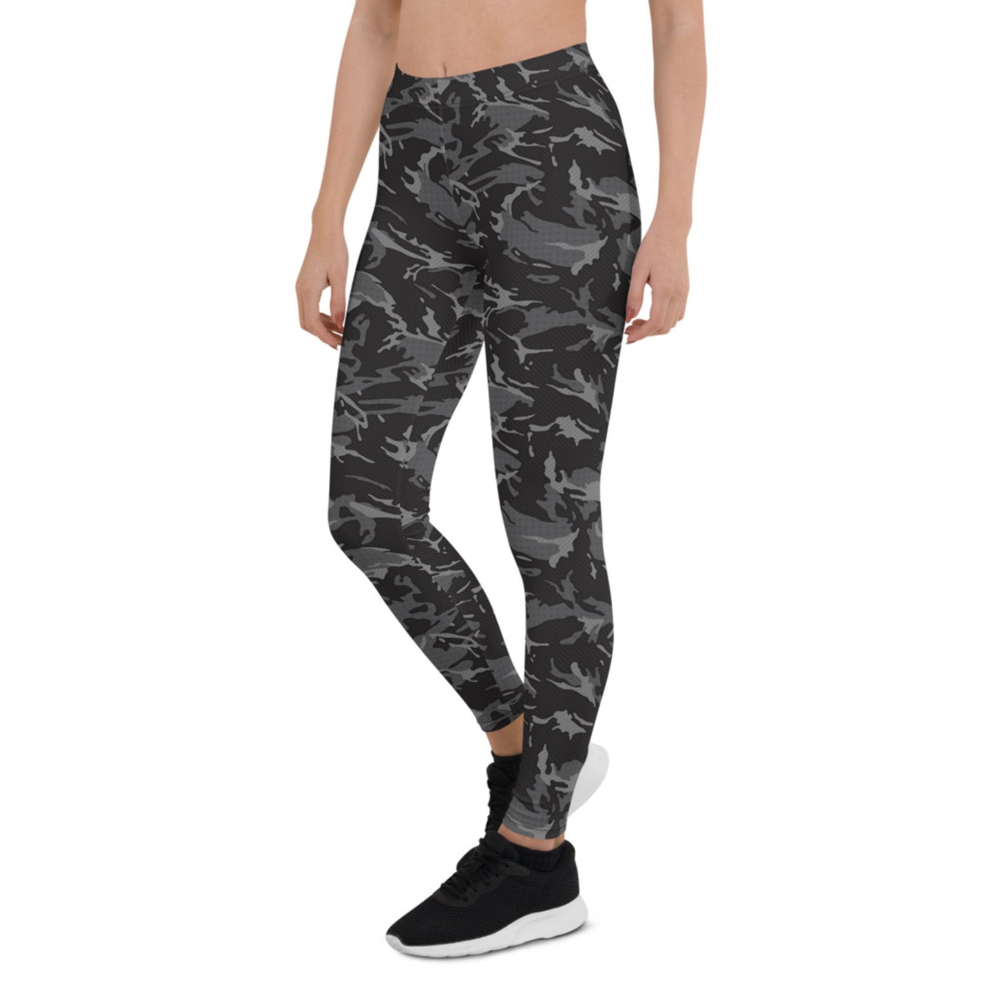 Womens Black Camo Leggings