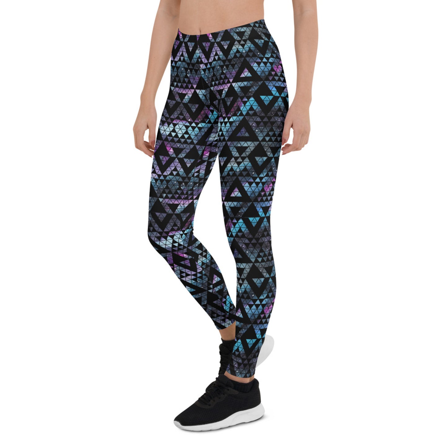 Geometric Galaxy Leggings for Women