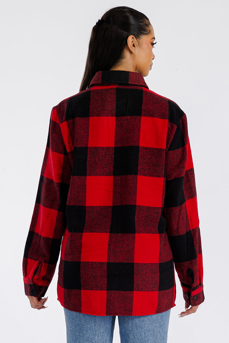 Boyfriend Oversized Soft Flannel Shacket
