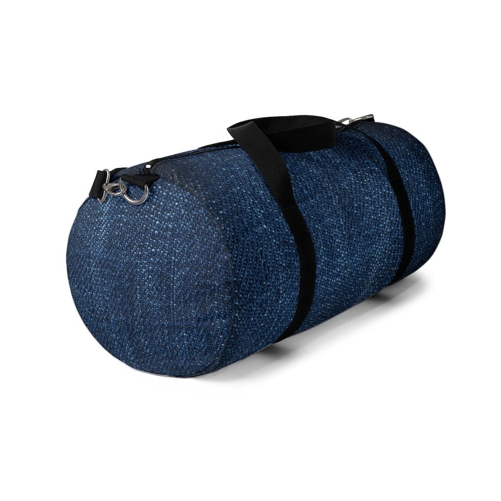 Duffel Bag - Carry on Luggage - Dark Blue Denim