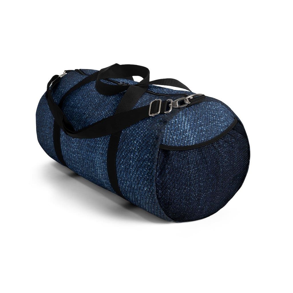 Duffel Bag - Carry on Luggage - Dark Blue Denim