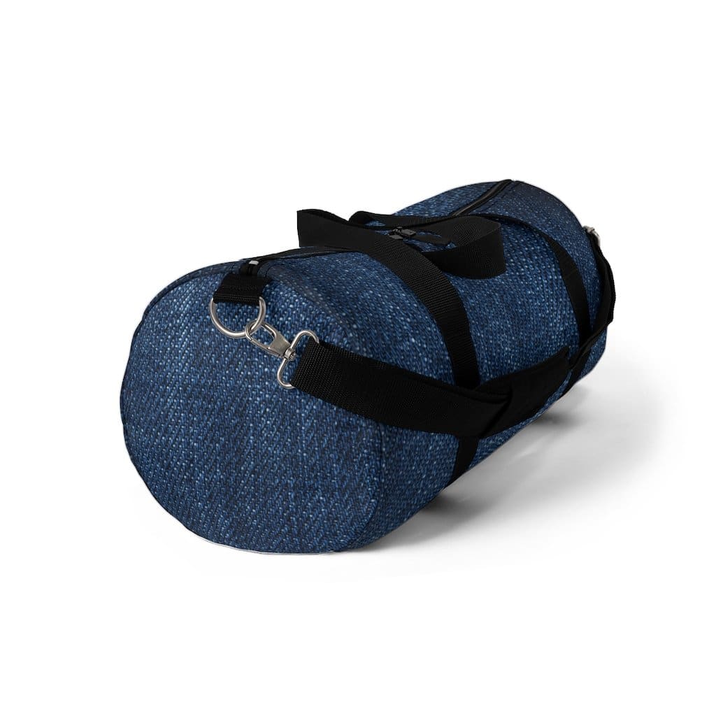 Duffel Bag - Carry on Luggage - Dark Blue Denim