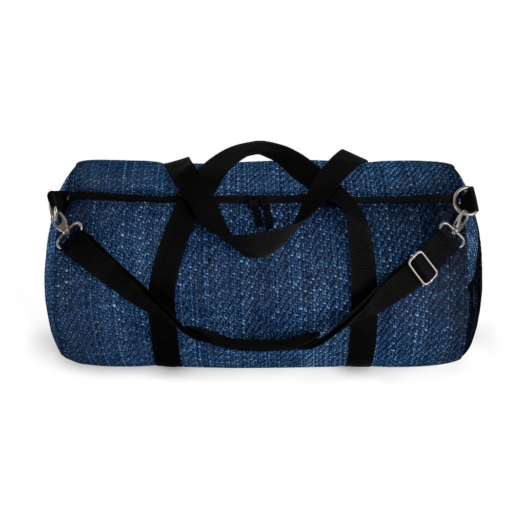 Duffel Bag - Carry on Luggage - Dark Blue Denim