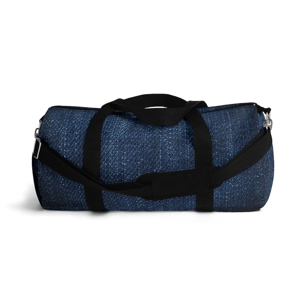 Duffel Bag - Carry on Luggage - Dark Blue Denim