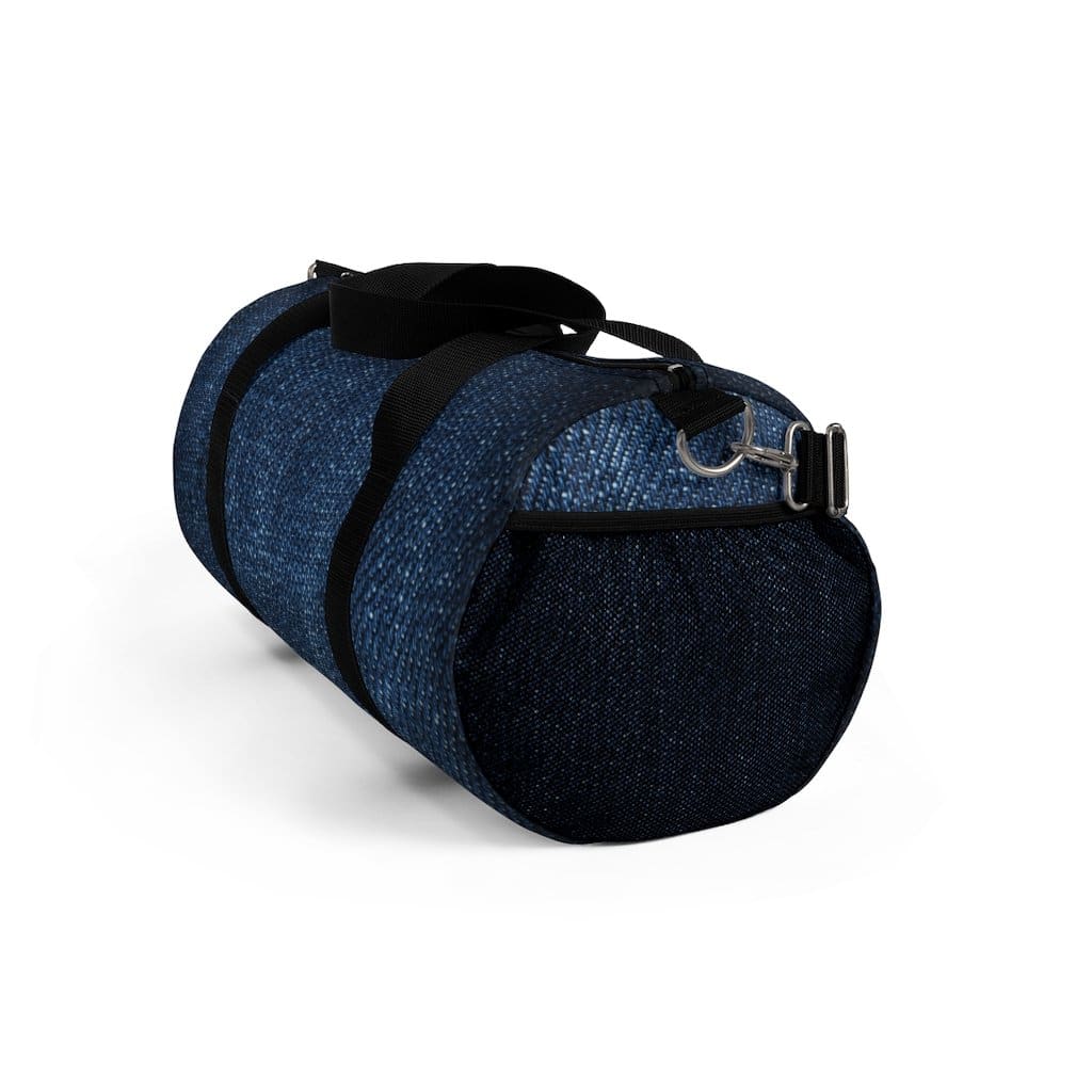 Duffel Bag - Carry on Luggage - Dark Blue Denim