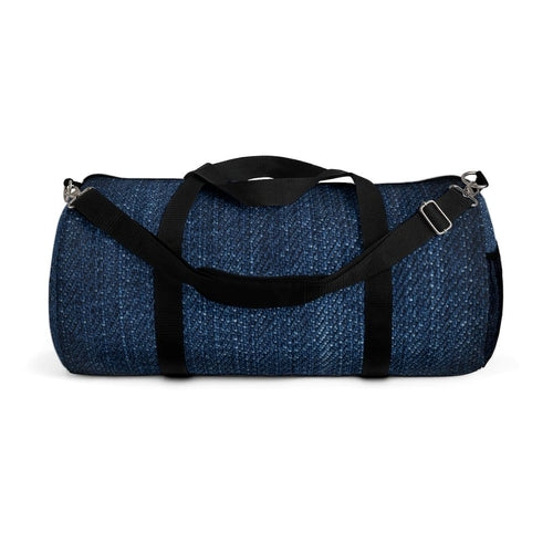 Duffel Bag - Carry on Luggage - Dark Blue Denim