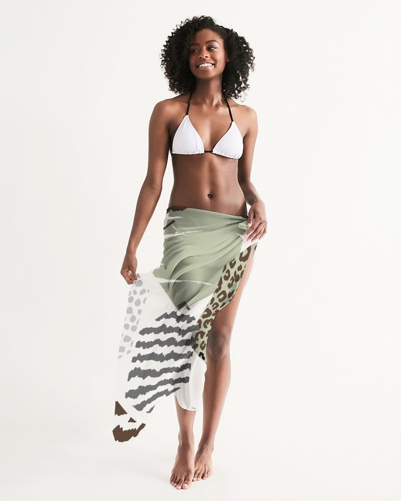 Womens Wrap Sarong - Casual / Swimwear / Beige