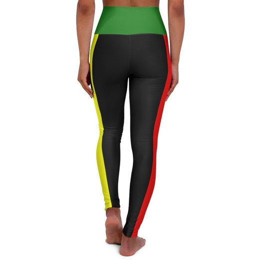 Womens High-waist Fitness Legging Yoga Pants - Black Red Yellow Green