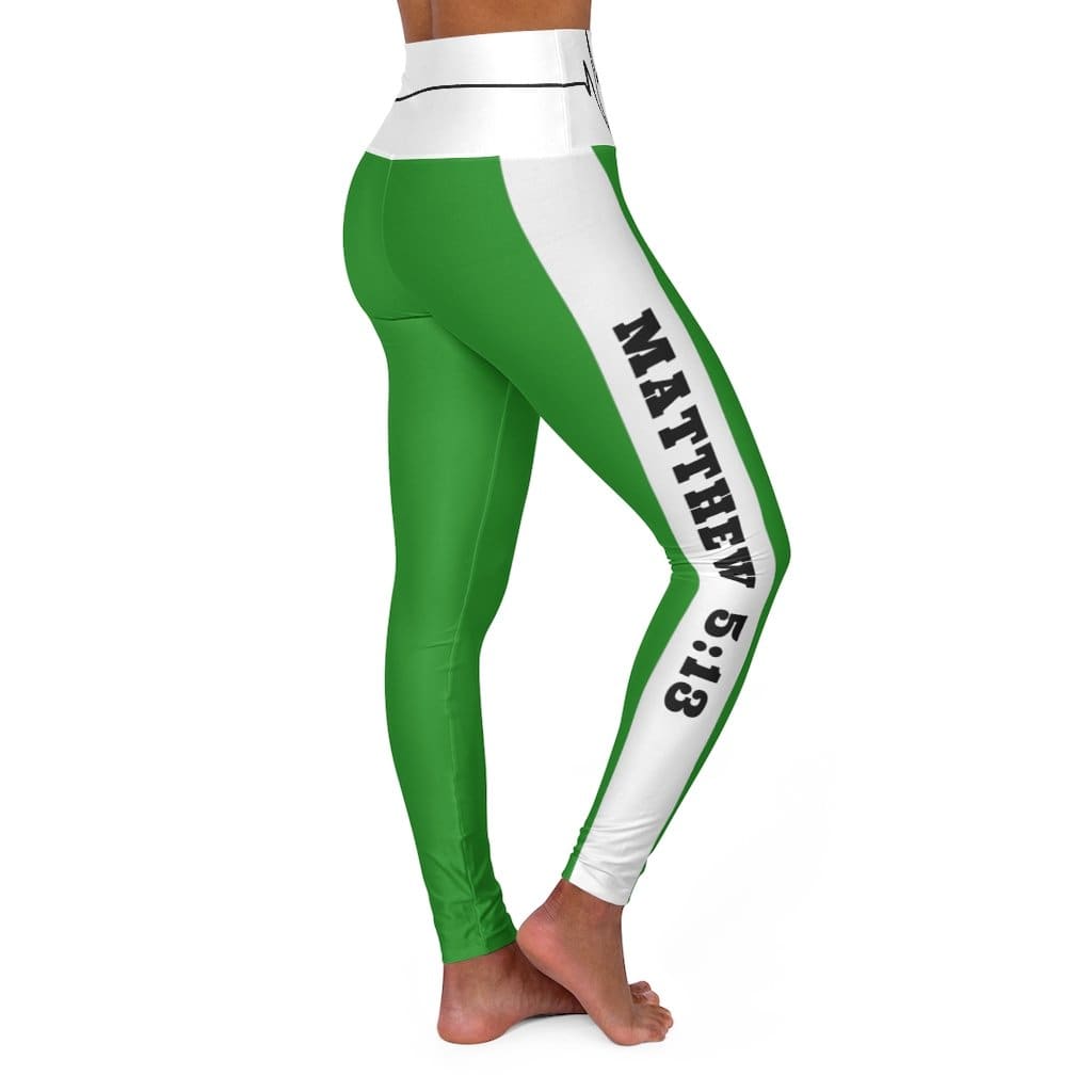 High Waisted Yoga Leggings - Forest Green Salt of the Earth Matthew