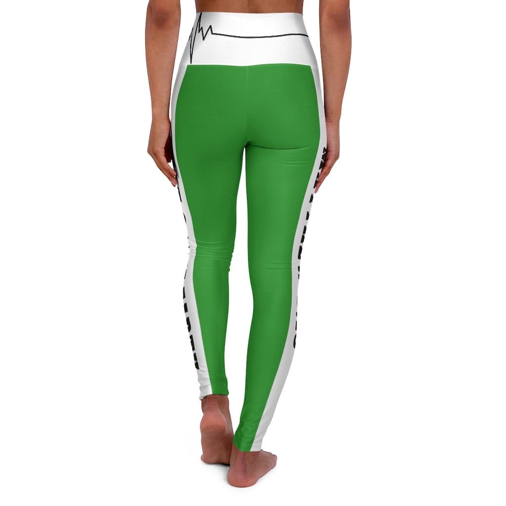 High Waisted Yoga Leggings - Forest Green Salt of the Earth Matthew