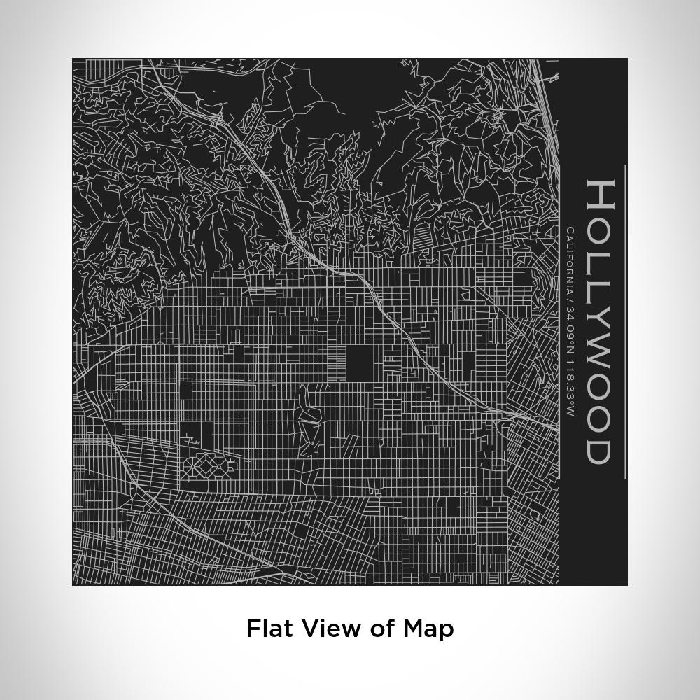 Hollywood - California Map Tumbler in Matte Black