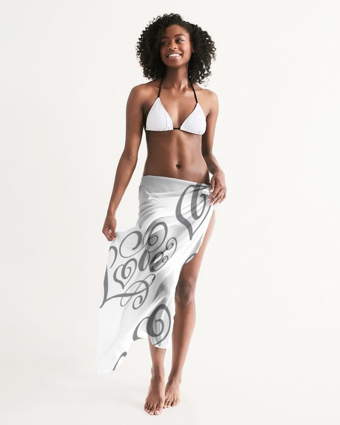 Sheer Love Grey Swimsuit Cover
