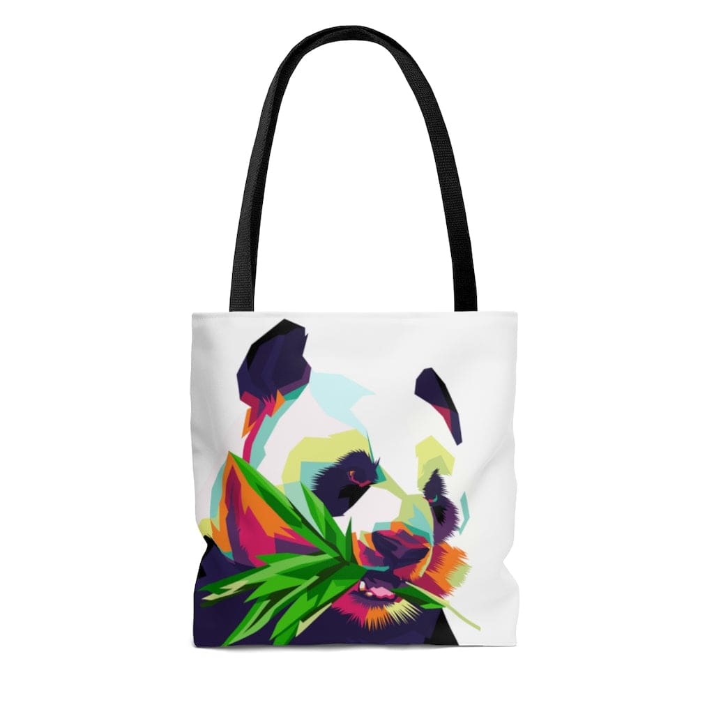 Large Tote Bag / Colorful Pop Art Panda - B154150