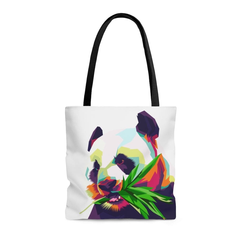 Large Tote Bag / Colorful Pop Art Panda - B154150
