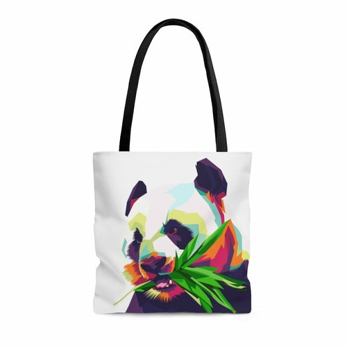 Large Tote Bag / Colorful Pop Art Panda - B154150