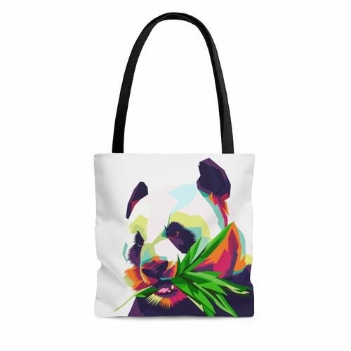 Large Tote Bag / Colorful Pop Art Panda - B154150