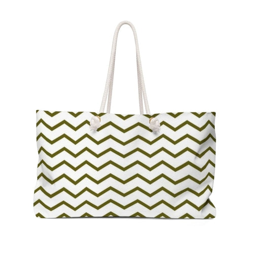 Weekender Tote Bag - Chevron Stripes