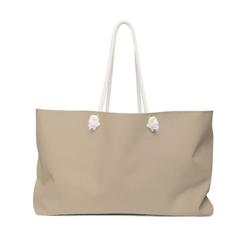 Weekender Tote Bag - Beige