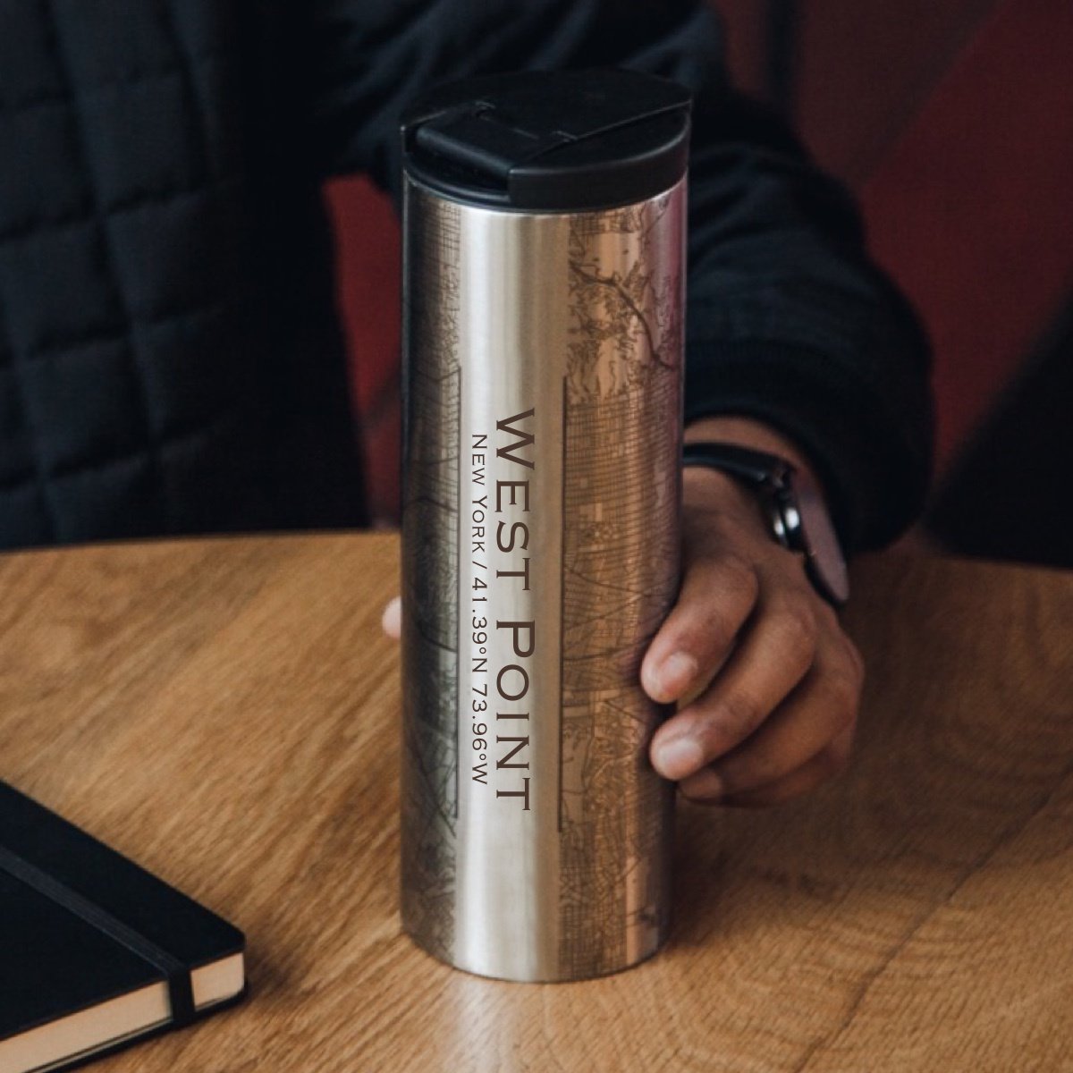 West Point - New York Engraved Map Tumbler
