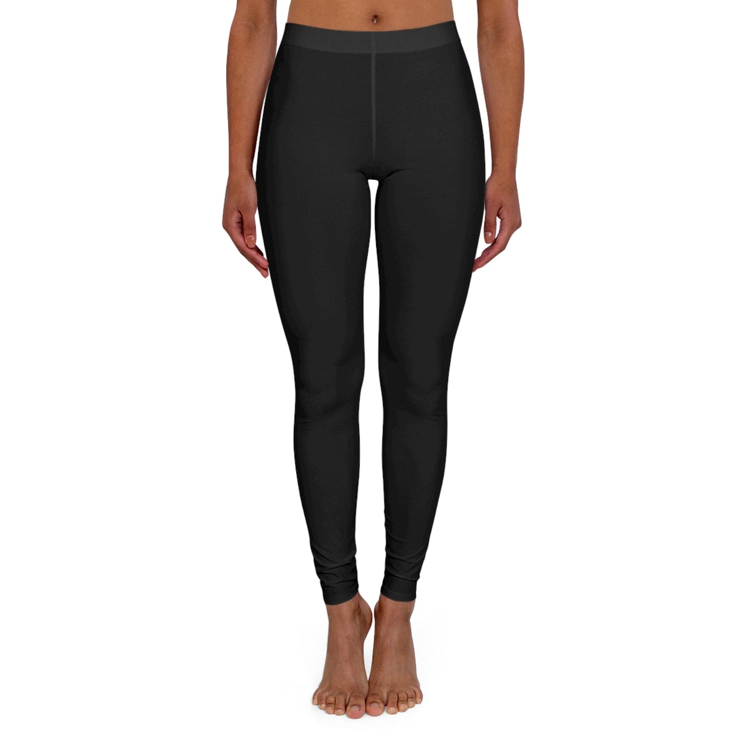 Womens Black Fitness Leggings the Lord will Provide - Genesis 22:14