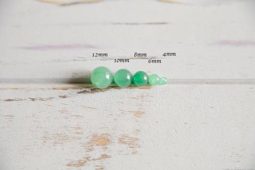Purple Lily Jewelry & Watches 6mm Malachite Bracelet