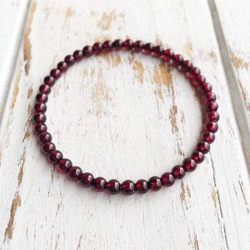 Purple Lily Jewelry & Watches 8mm Garnet Bracelet ~ Power & Money