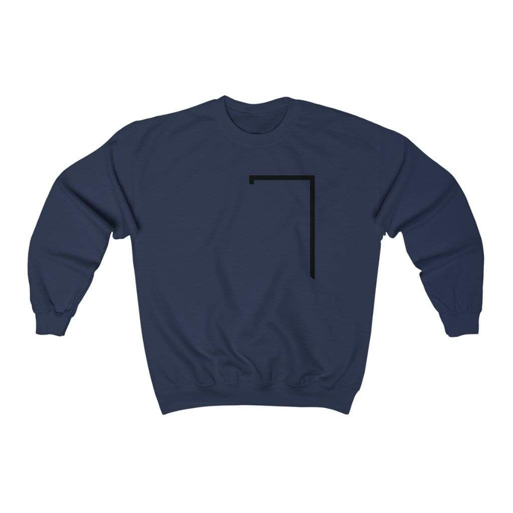 Yellow Pandora Sweaters & Hoodies Angled Logo Crewneck Sweatshirt