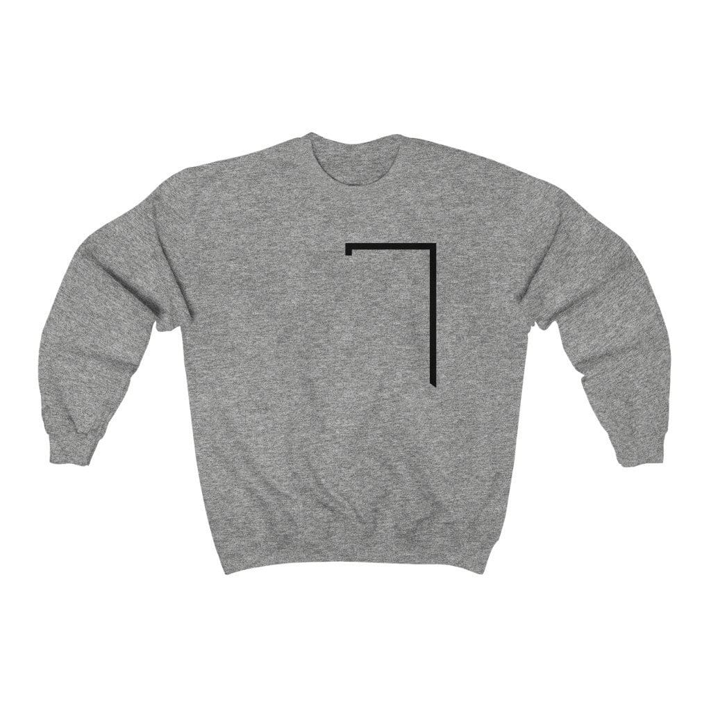 Yellow Pandora Sweaters & Hoodies Angled Logo Crewneck Sweatshirt