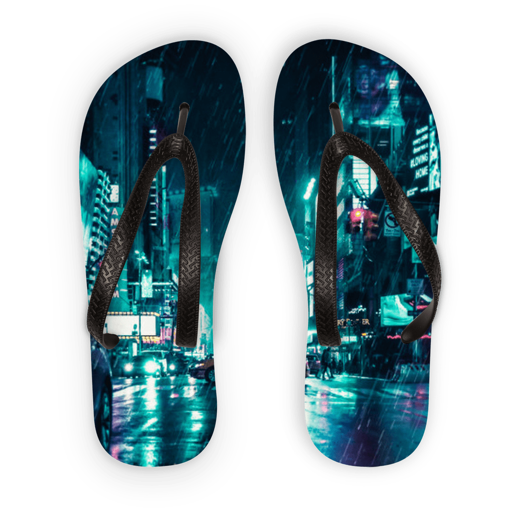 Scorpius Sandals Another Rainy Night Adult Flip Flops