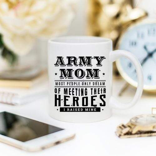 Magenta Shadow Gifts Army Mom. Most People Only Dream Of Meeting Their