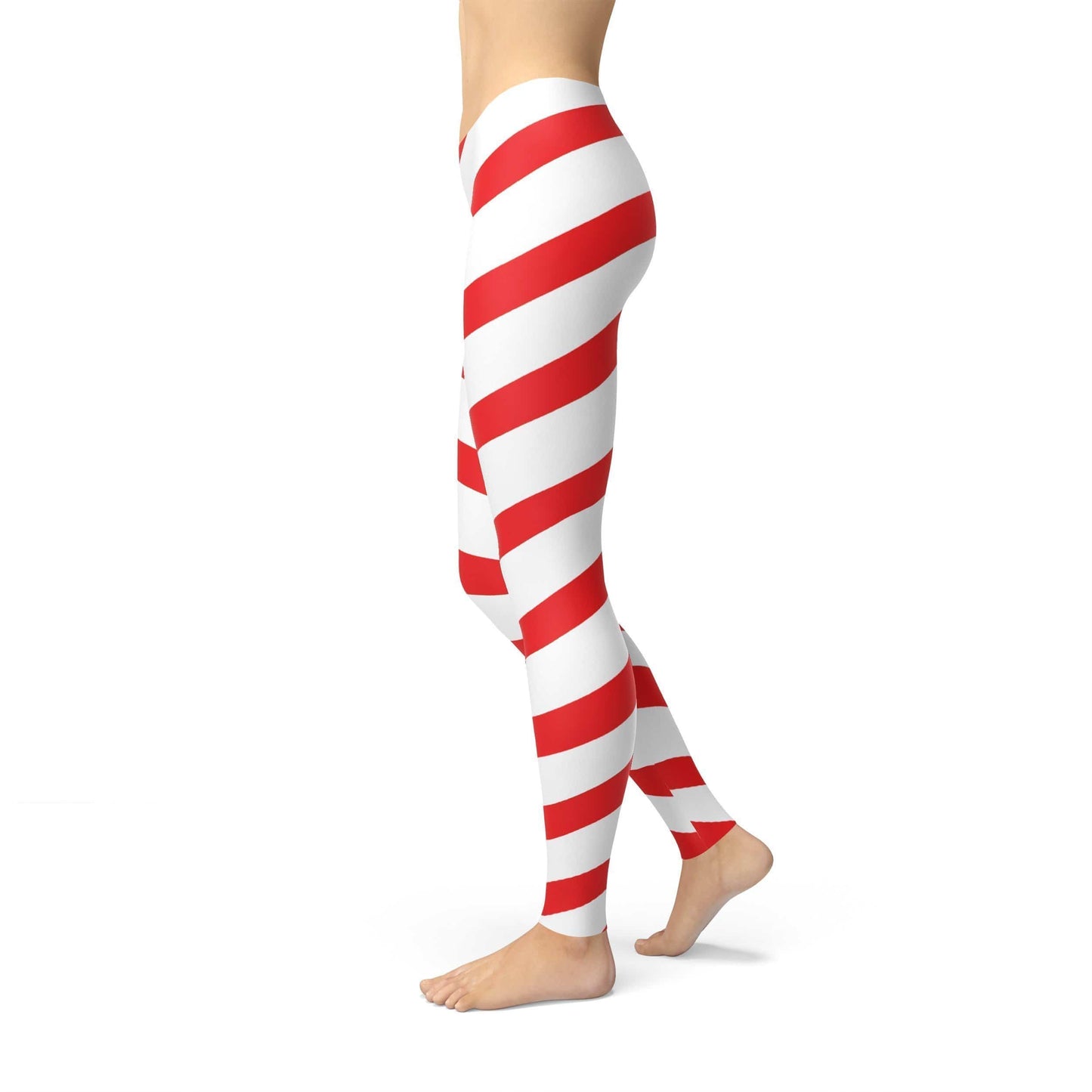 Orange Poppy Leggings Avery Red Candy Cane Leggings