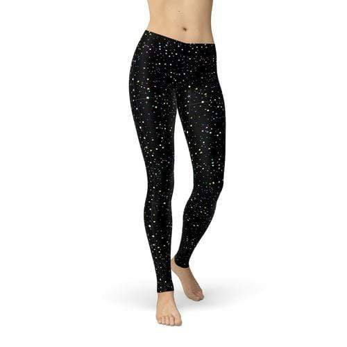 Orange Poppy Leggings 2XL / Multicolored / Capri Avery Star Specks Leggings