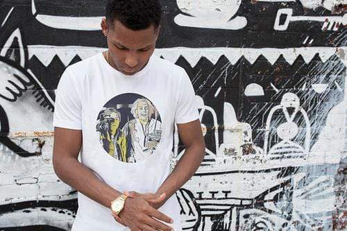 Green Lucky Men's Clothing Back To The Future Men's Tee