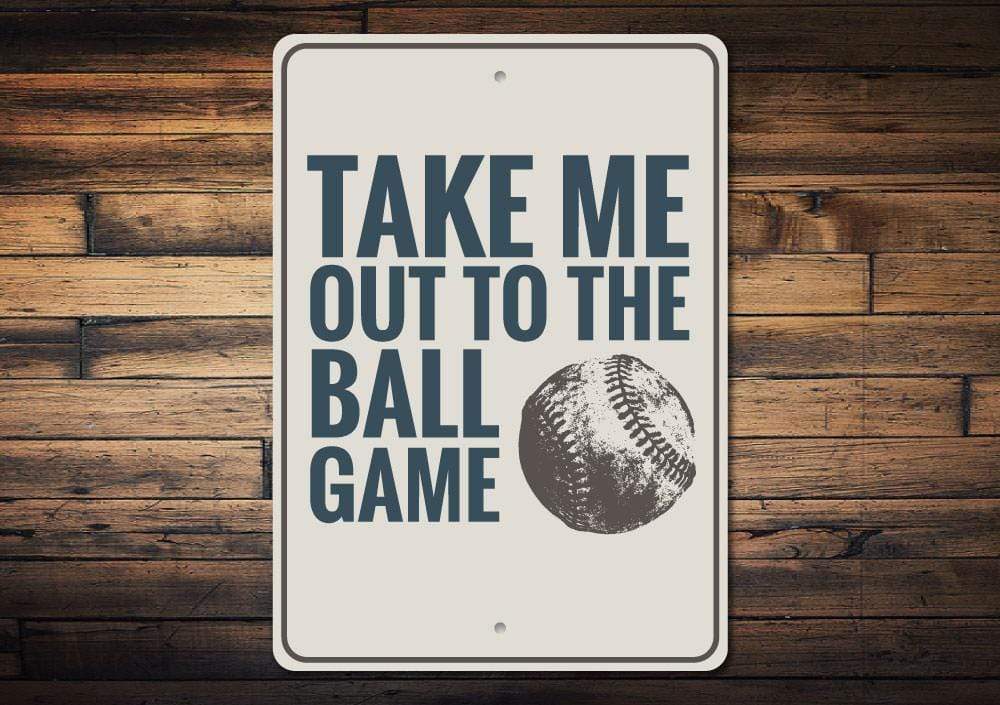 Orchid Eurybia Home Decor Baseball Song Sign