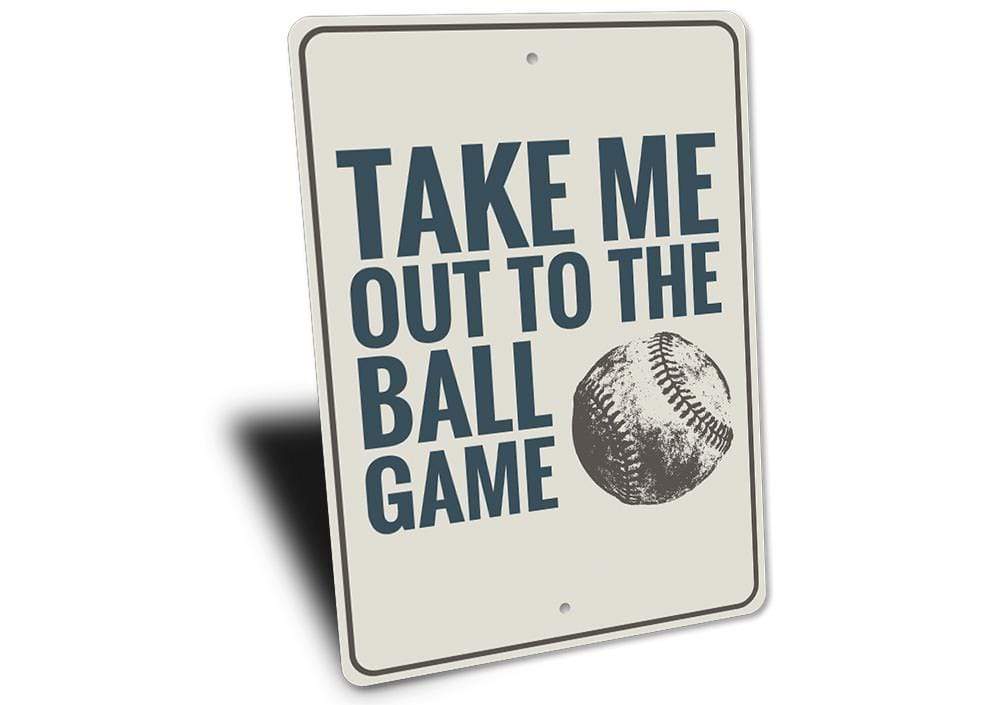 Orchid Eurybia Home Decor Baseball Song Sign