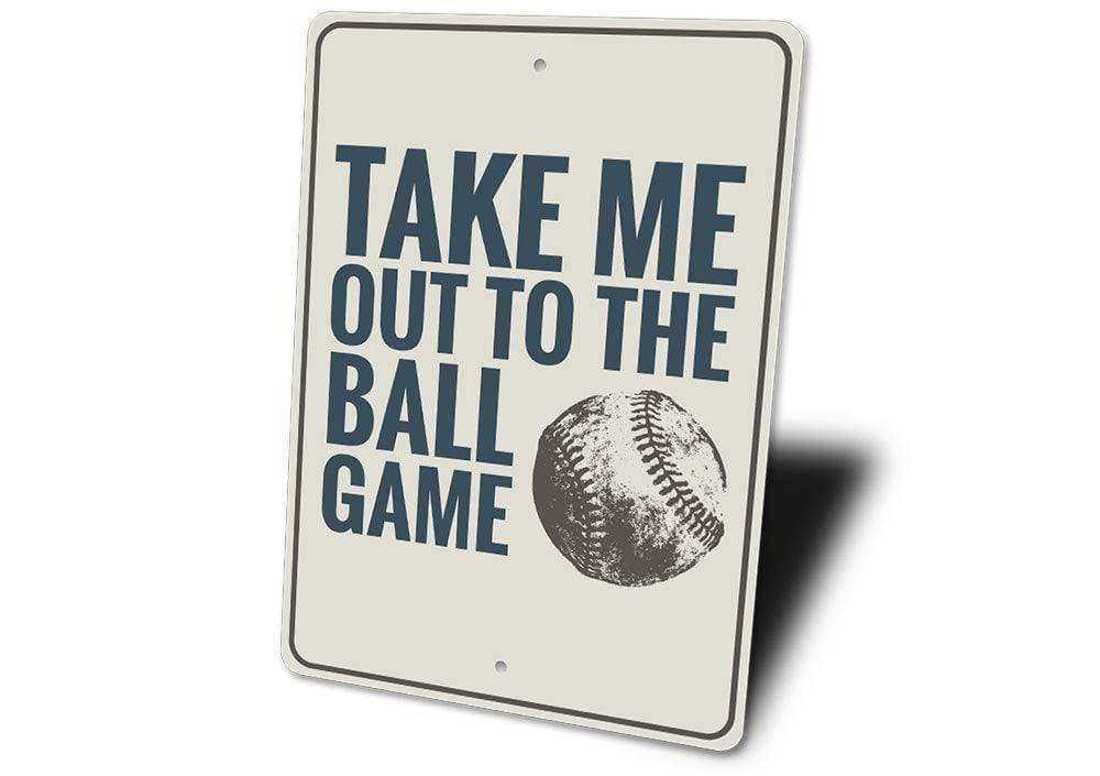 Orchid Eurybia Home Decor Baseball Song Sign