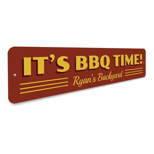 Orchid Eurybia Home Decor BBQ Time Sign