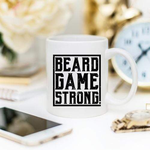 Magenta Shadow Gifts Beard Game Strong Mug, Fathers Day Gift, Beard