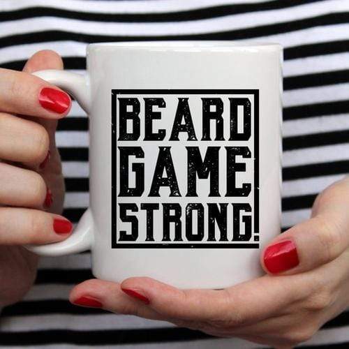 Magenta Shadow Gifts Beard Game Strong Mug, Fathers Day Gift, Beard