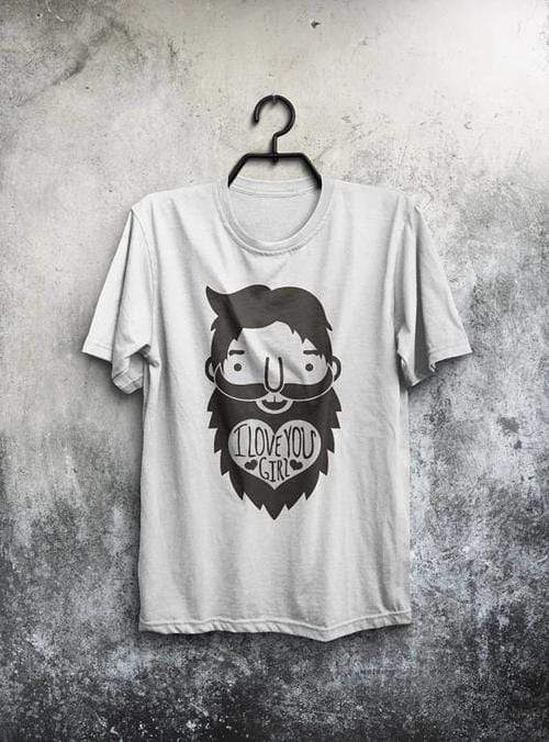 Green Lucky Men's Clothing Beard Hipster Men's Tee