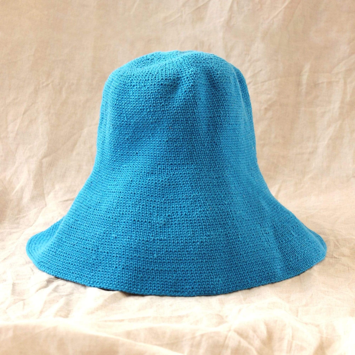 Cocoa Brunn Hats BLOOM Crochet Sun Hat, in Mosaic Blue