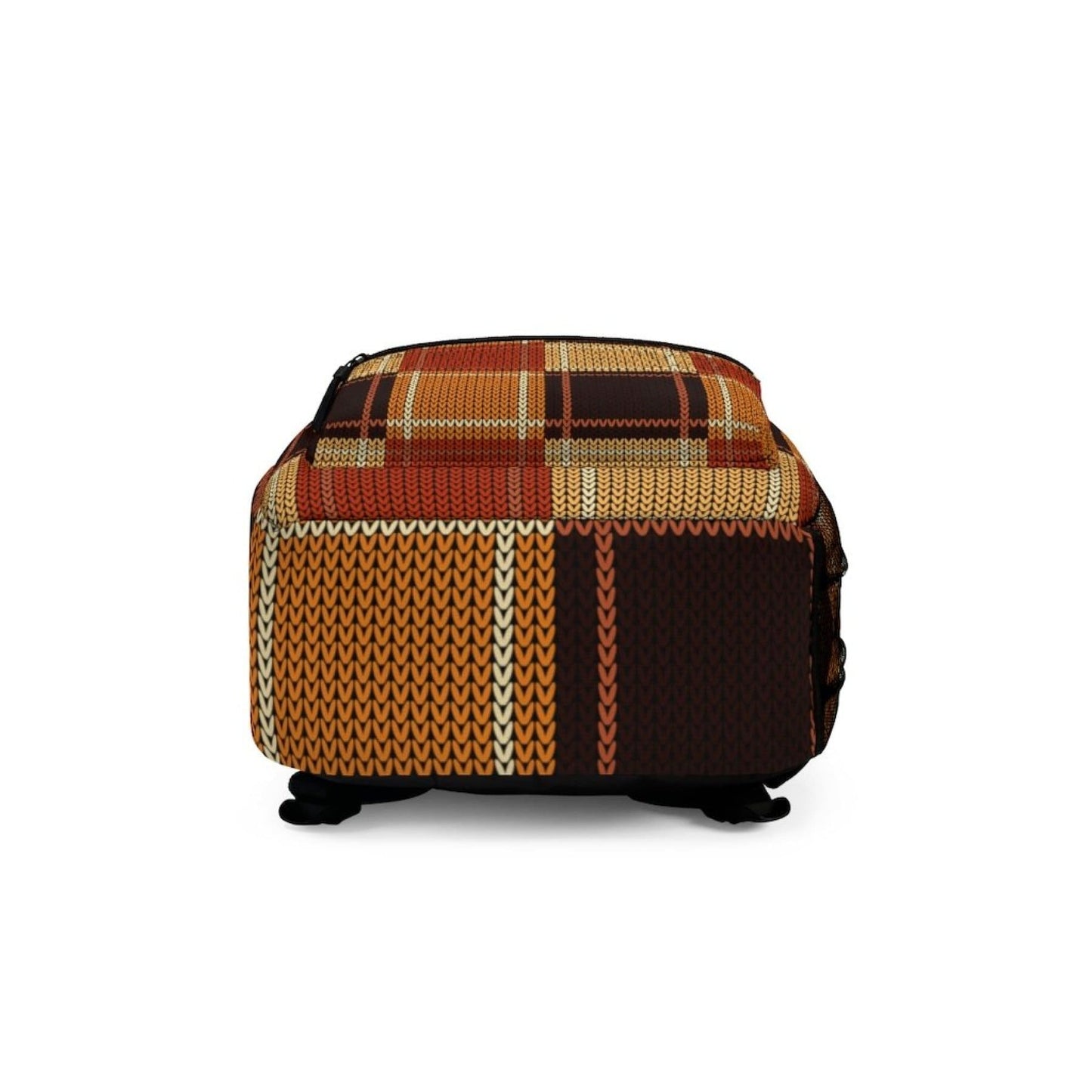 inQUE'INQ Backpacks Bags Rucksacks One Size Brown checker style backpack