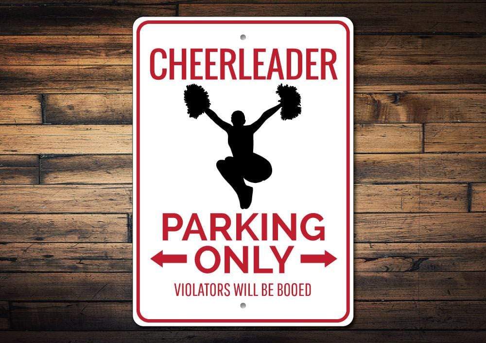 Orchid Eurybia Home Decor Cheerleader Parking Sign
