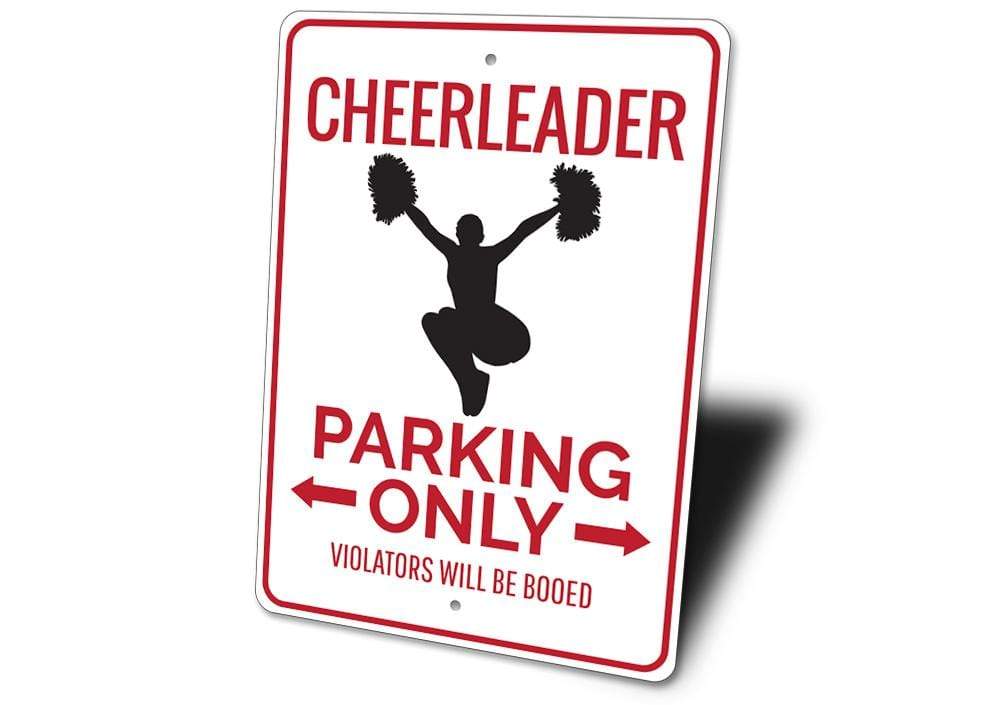 Orchid Eurybia Home Decor Cheerleader Parking Sign