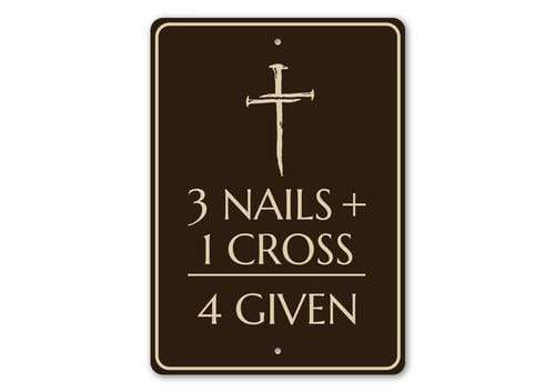 Orchid Eurybia Home Decor 12 x 18 inches Christian Sign