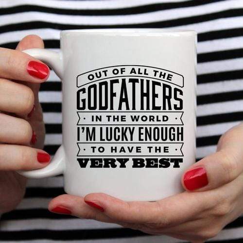 Magenta Shadow Gifts Coffee Mug, Out Of All The Godfathers In The World